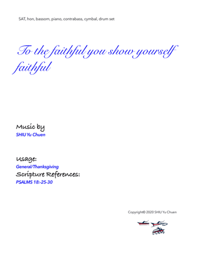 to the faithful you show yourself faithful