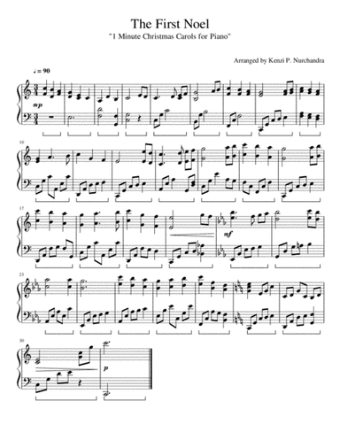 The First Noel (Sing Noel) (arr. Kenzi Priatna Nurchandra)