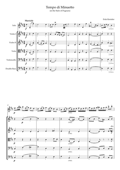 Tempo di Minuetto (in the Style of Pugnani) (arr. A.G.)