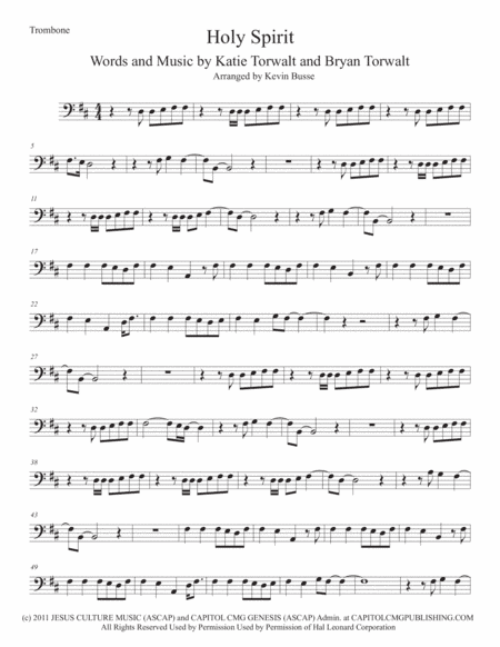 Holy Spirit (arr. Kevin Busse)
