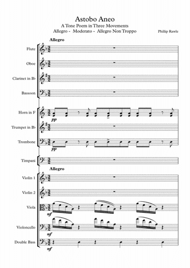 Astobo Aneo - Orchesrtal Tone Poem in three movements