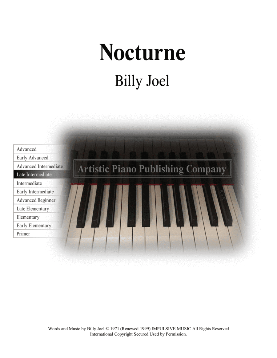 Nocturne (arr. Artistic Piano Publishing)