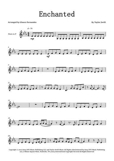 Enchanted (arr. Glauco Fernandes)
