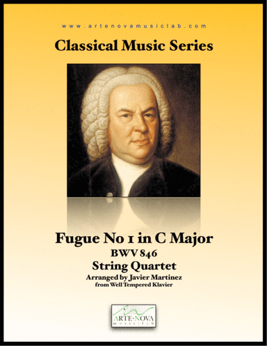 Fugue No. 1 BWV 846 for String Quartet (arr. Javier Martinez)