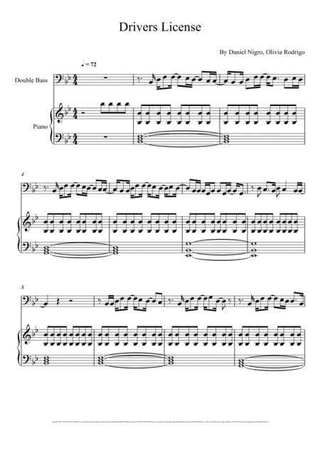 Drivers License (arr. André Laitano)