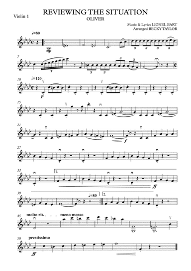 Reviewing The Situation (arr. Becky Taylor)