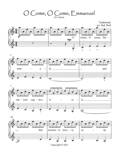 O Come, O Come, Emmanuel (arr. Rebekah Wall)
