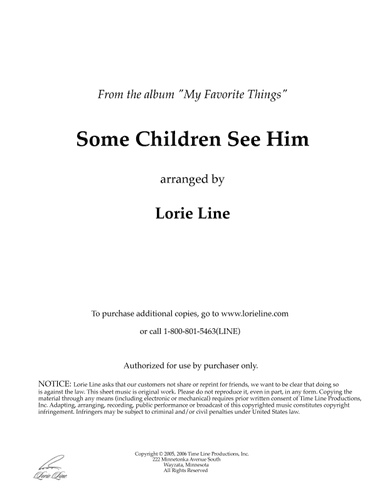 Some Children See Him (from My Favorite Things) (arr. Lorie Line)