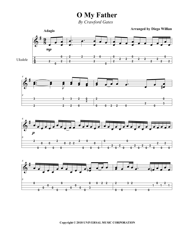 O My Father (arr. Diego Willian)