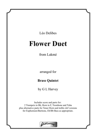 Flower Duet for Brass Quintet (arr. G L Harvey)