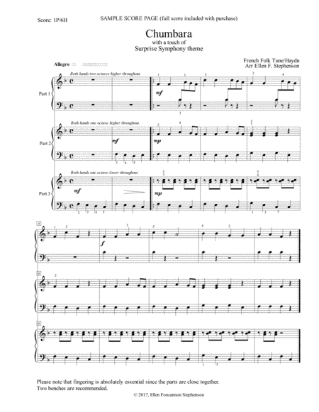 Chumbara (1P/6H) (arr. Ellen Foncannon Stephenson)