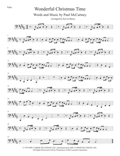 Wonderful Christmastime (arr. Kevin Busse)