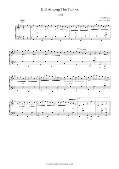 Deil Among The Tailors (arr. Julia Gordon)