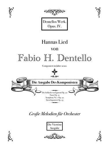 Hanna's Song Op. 4
