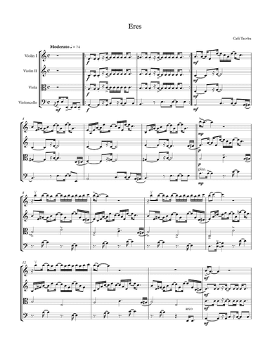 Eres (arr. Ulises Cabrera)