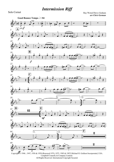 Intermission Riff (arr. Chris Gorman)