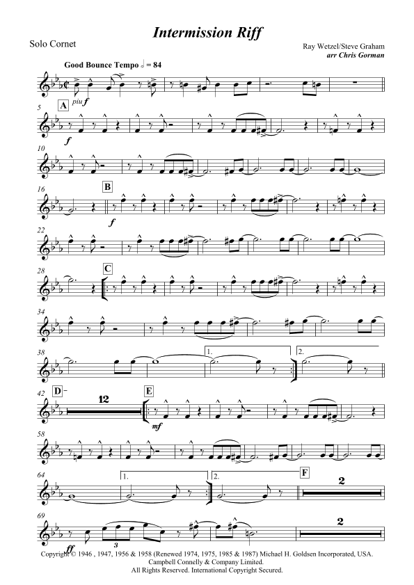 Intermission Riff (arr. Chris Gorman)