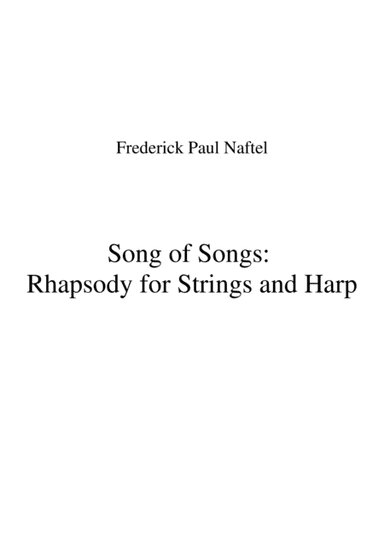 Song of Songs:Rhapsody for Strings and Harp