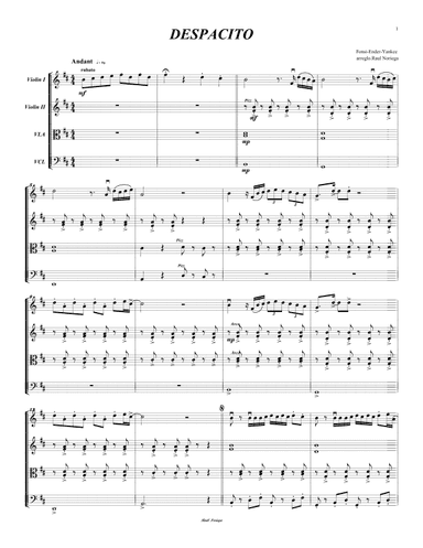 Despacito (arr. RAUL NORIEGA)