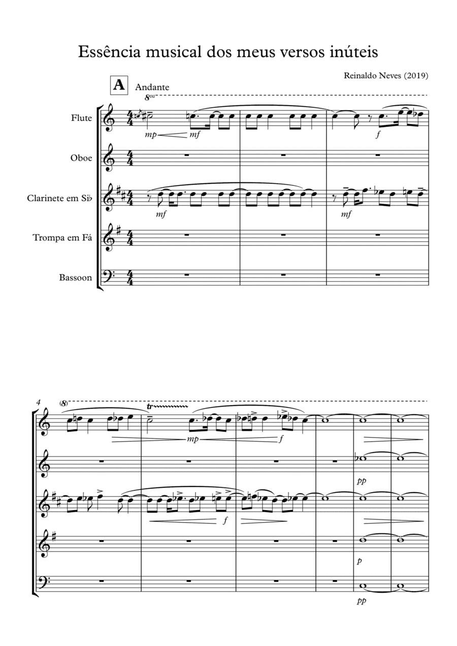 Essência musical dos meus versos inúteis