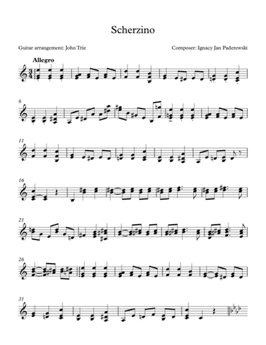 Scherzino (arr. John Trie)