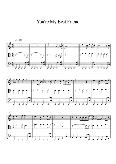 You're My Best Friend (arr. mcbleke)