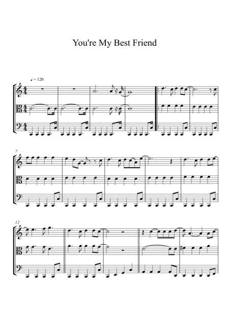 You're My Best Friend (arr. mcbleke)