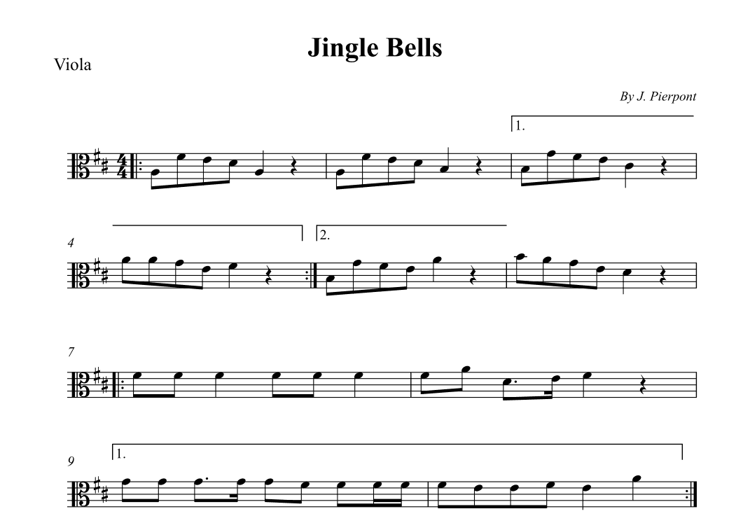 Jingle Bells (arr. Wesley S. SIlva)