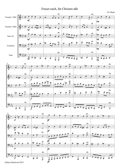2 Chorales (arr. Edition Maulwurf)