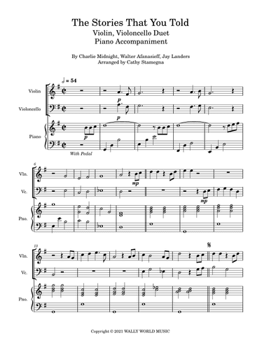 The Stories That You Told (arr. Cathy Stamegna)