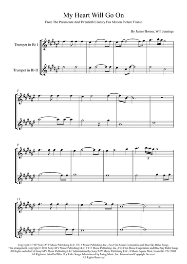 My Heart Will Go On (love Theme From 'titanic') (arr. Karen Gueiros)