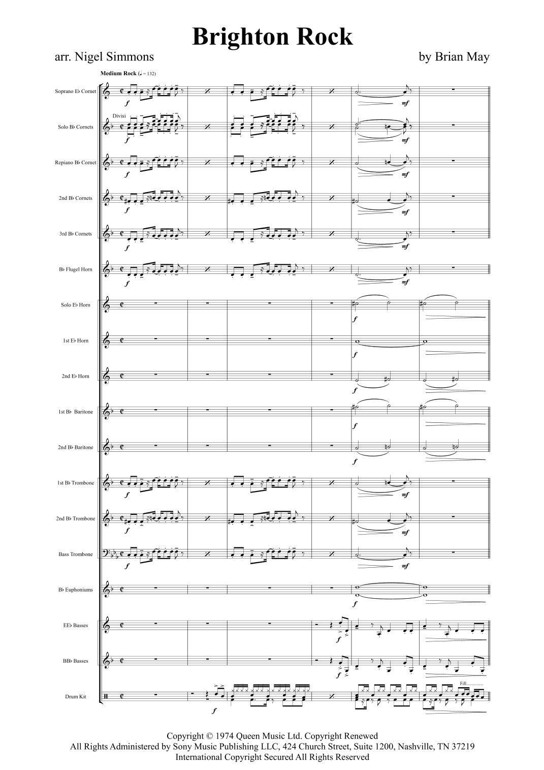 Brighton Rock (arr. Nigel Simmons)