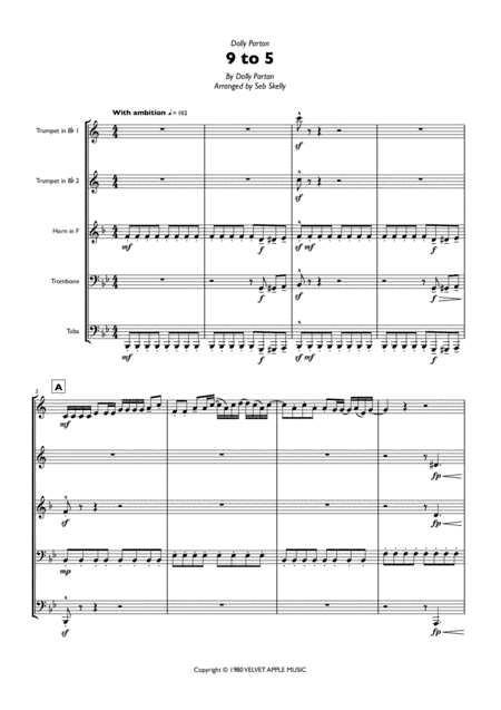 Nine To Five (arr. Seb Skelly)