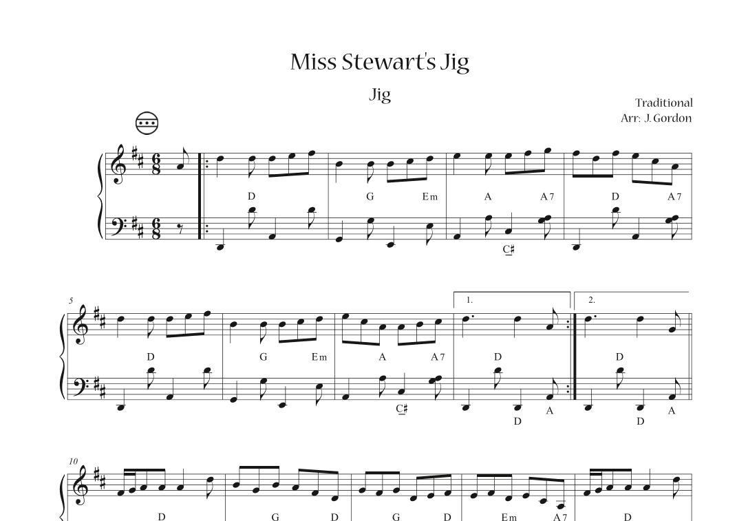 Miss Stewart's Jig (arr. Julia Gordon)
