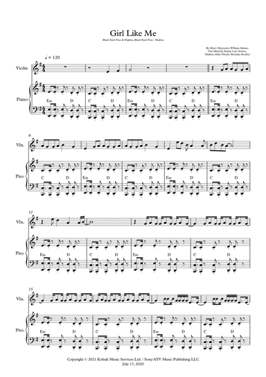 Girl Like Me (arr. Wesley S. SIlva)