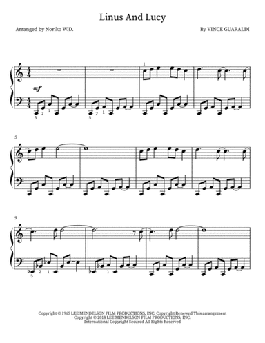 Linus And Lucy (arr. Noriko W.D.)