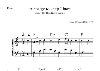 A charge to keep I have (arr. Davi Rocha Campos)
