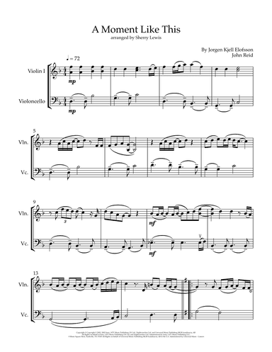 A Moment Like This (arr. Sherry Lewis)