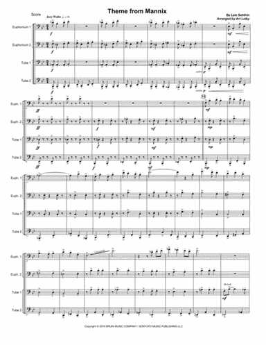 Mannix (arr. Art Leiby)