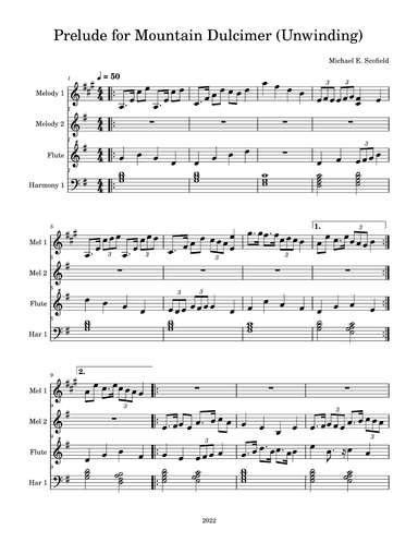 Prelude for Mountain Dulcimer (Unwinding)