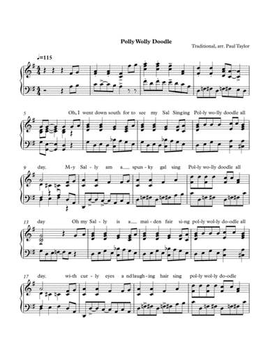 Polly Wolly Doodle (arr. Paul Taylor)