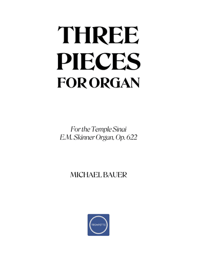 Three Pieces for Organ