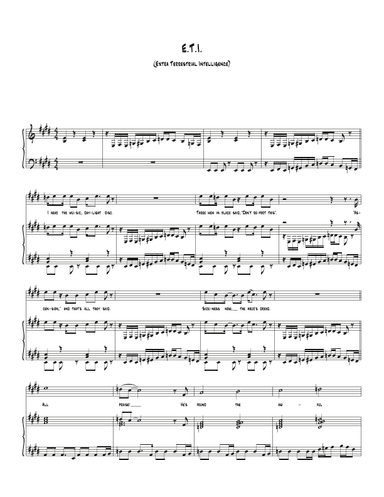 Extraterrestrial Intelligence (arr. Biegler)