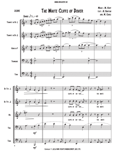 White Cliffs Of Dover (arr. Marc Goris)
