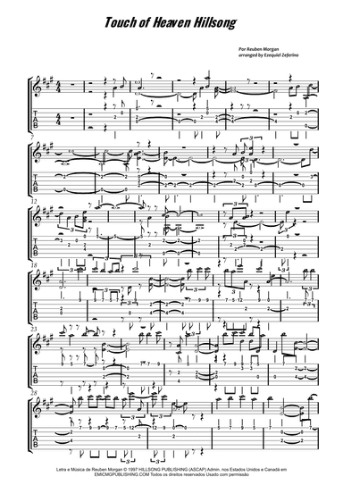 Touching Heaven, Changing Earth (arr. ezequiel zeferino edição)