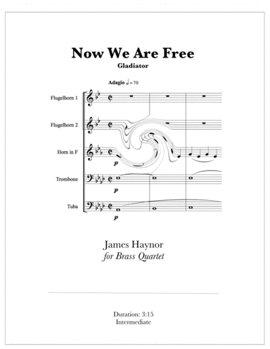 Now We Are Free (arr. Adelina, James Haynor)
