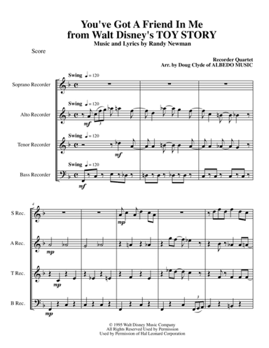 You've Got A Friend In Me (arr. Doug Clyde)