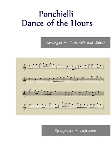 Dance of the Hours - Flute Solo with Guitar Chords (arr. Lynette Auberjeunois)