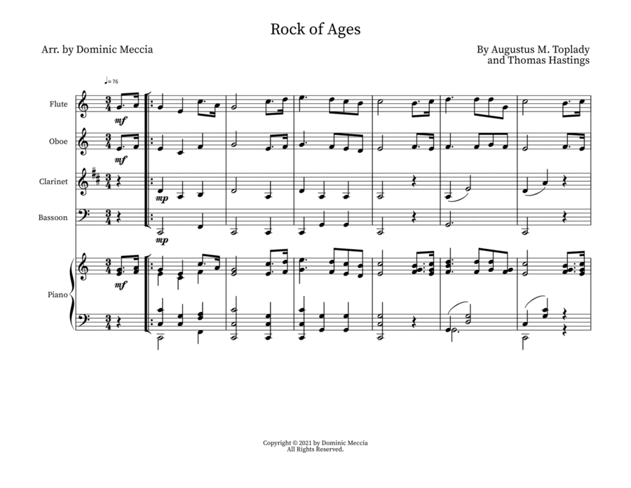 Rock of Ages (arr. Dominic Meccia)