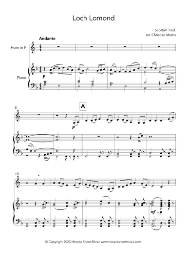 Loch Lomond (arr. Christian Morris)
